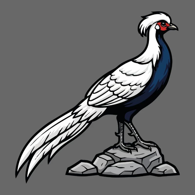 Silver Pheasant Majestic Wild Chic