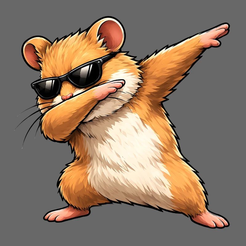 Dabbing Goldhamster