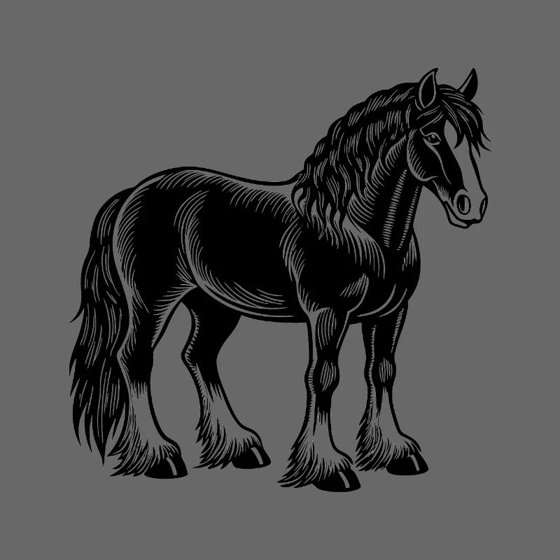 Clydesdale Pferd