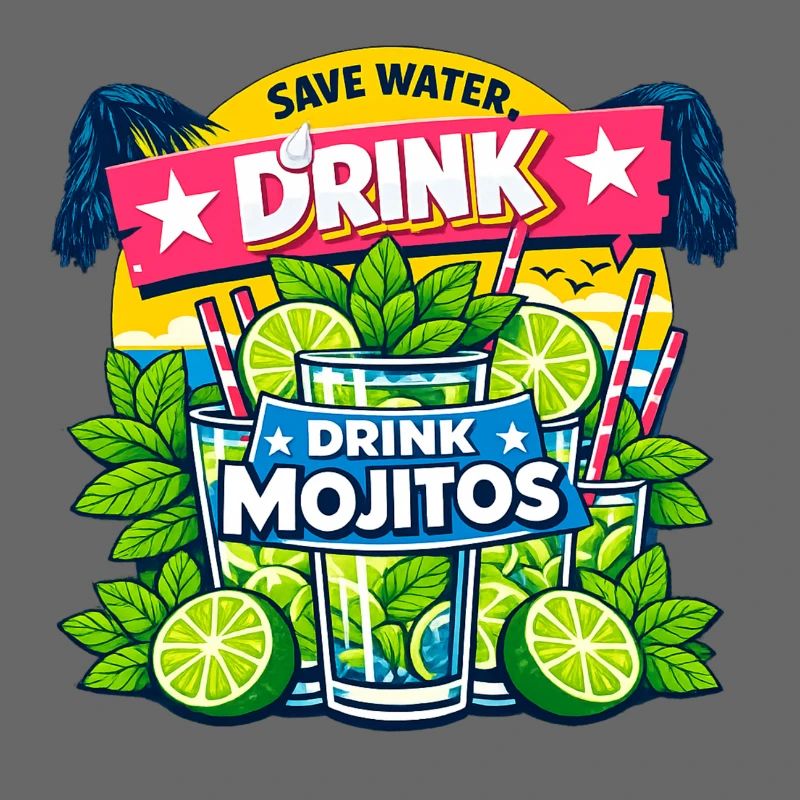 Spar das Wasser, trink Mojitos