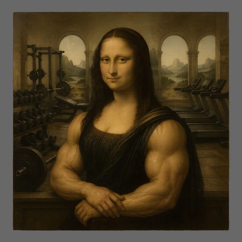 Mona Lifta Leonardo da Vinci Fun Weightlifting