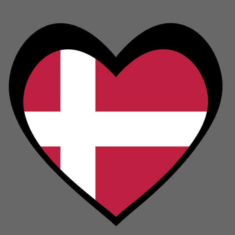Danmark Sort Hjerte – Kærlighed til Danmark