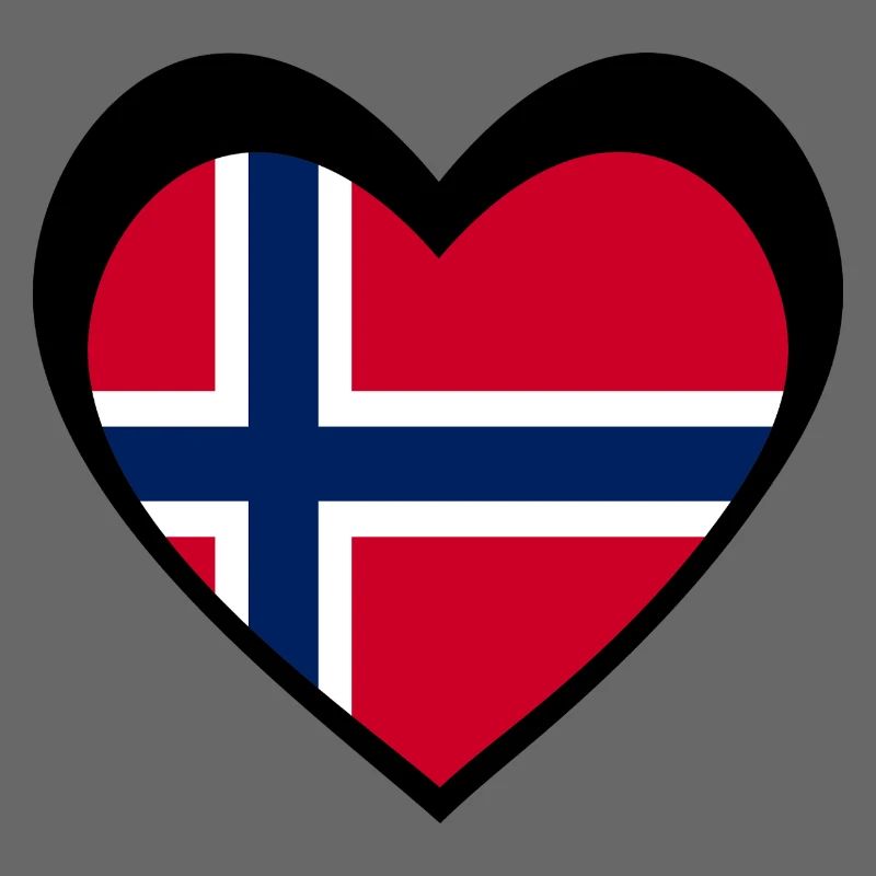 Norge Svart Hjerte – Kjærlighet til Norge