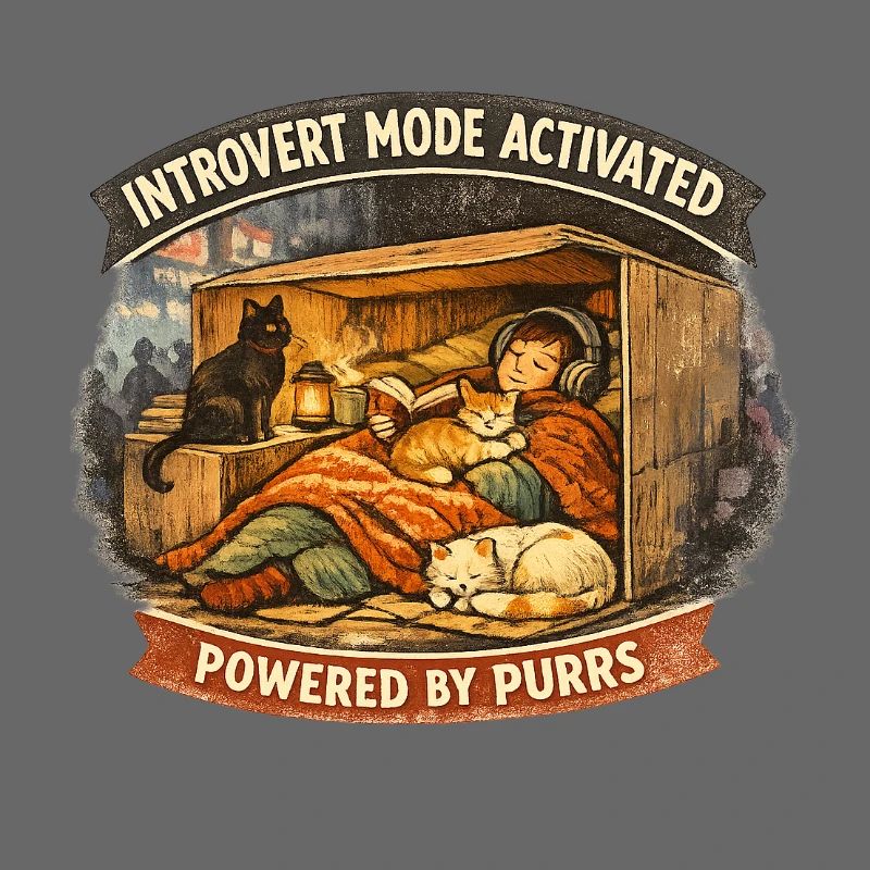 Mode introverti activé Nuit Chaleureuse pour chat