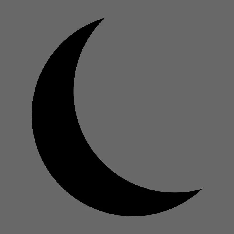 Crescent moon