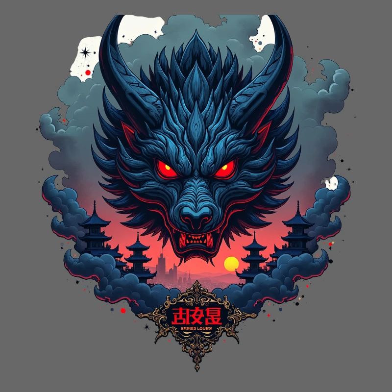 Shadow Oni – Japanischer Dämonenwolf