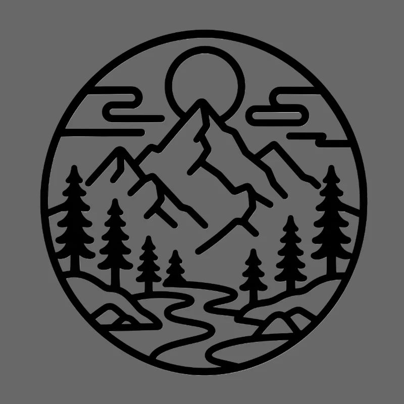 Mountain Forest Emblem