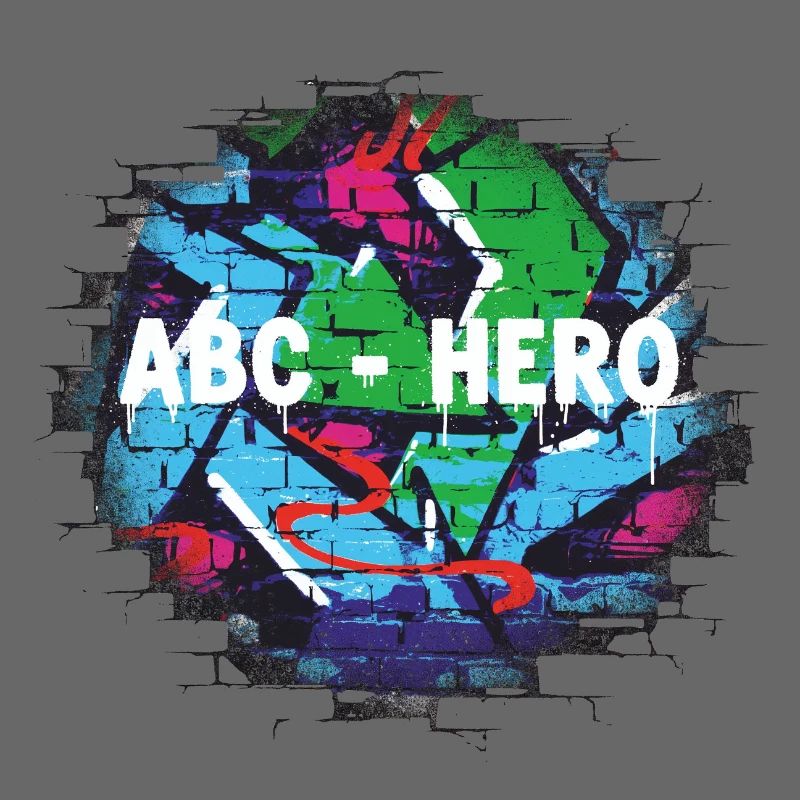 ABC HERO Graffiti Wall Design