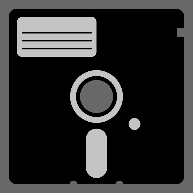 retro floppy disk