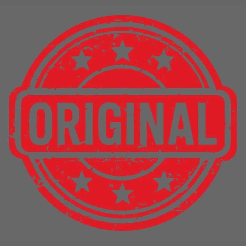 Logo original du timbre. Conception originale de tampon en caoutchouc.