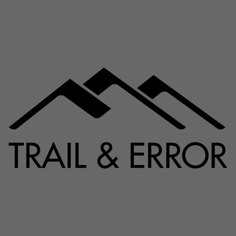TRAIL & ERROR Logo Black