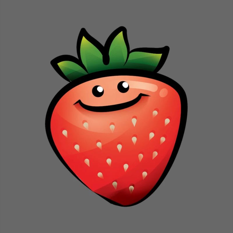 Fraise heureuse