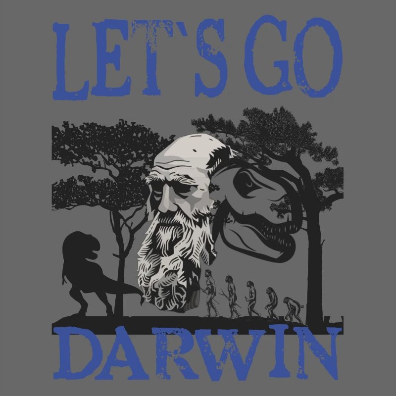 Idée cadeau textile Charles Darwin Evolution