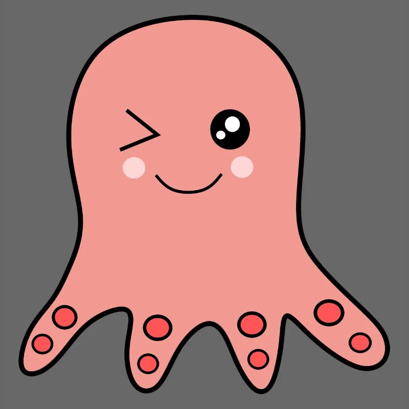 Kawaii Animals Octopus