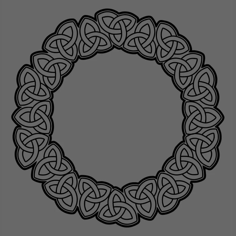 Triquetra Decorative Viking circle
