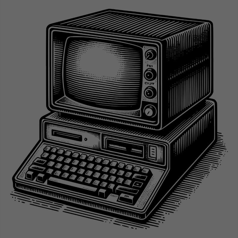 Klassischer Retro-PC