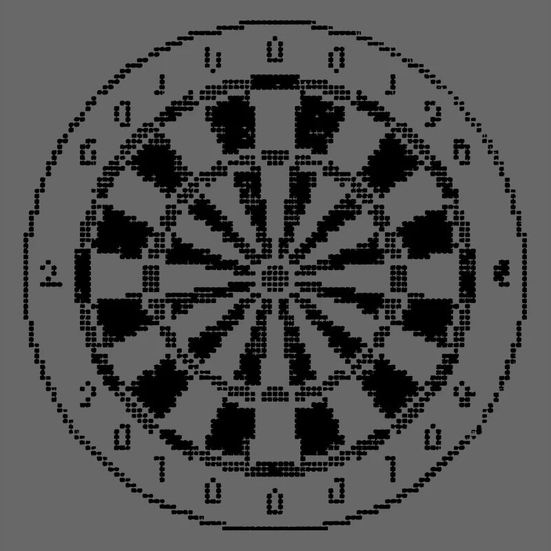 Dartscheibe Pixel Grafik