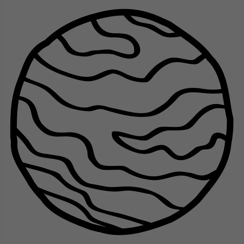 Planète Simple Space Doodle