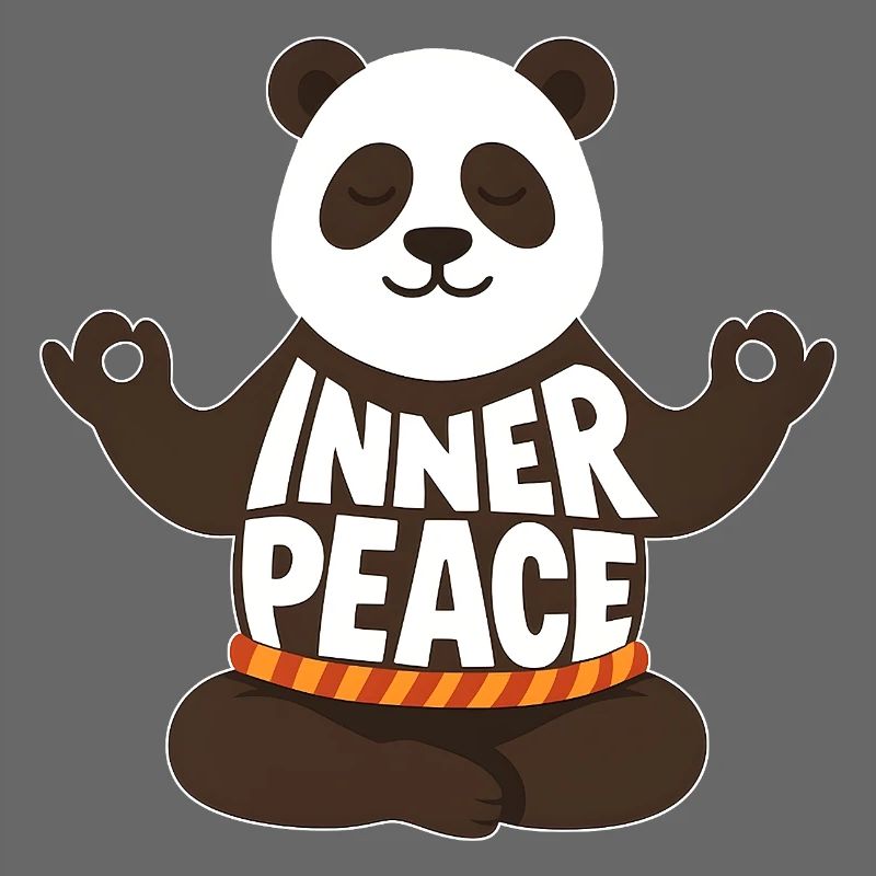 Meditating Panda - Inner Peace