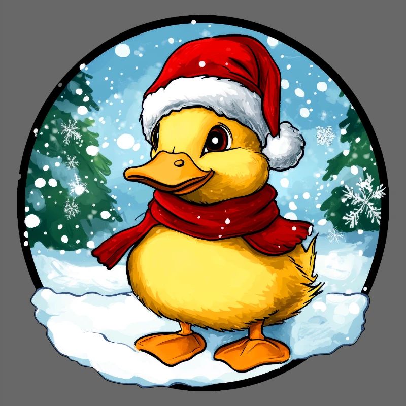 Weihnachtsmann Entchen