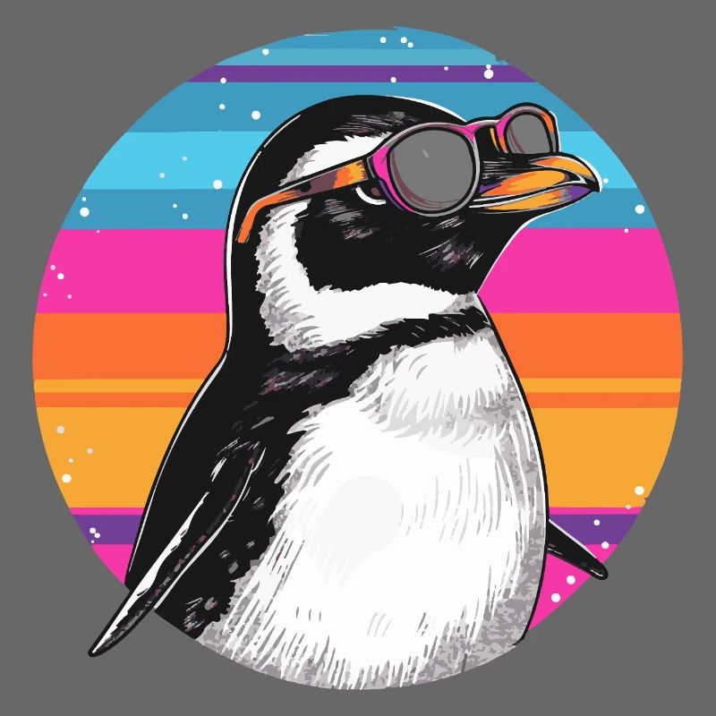 Penguin Neon-Goggles Retro