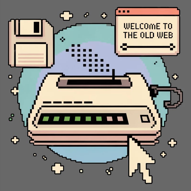 Welcome To The Old Web Retro Internet