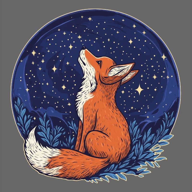Fuchs und Sterne