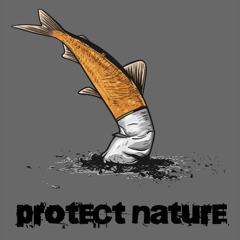 Naturschutz Gewässerschutz Zigarette