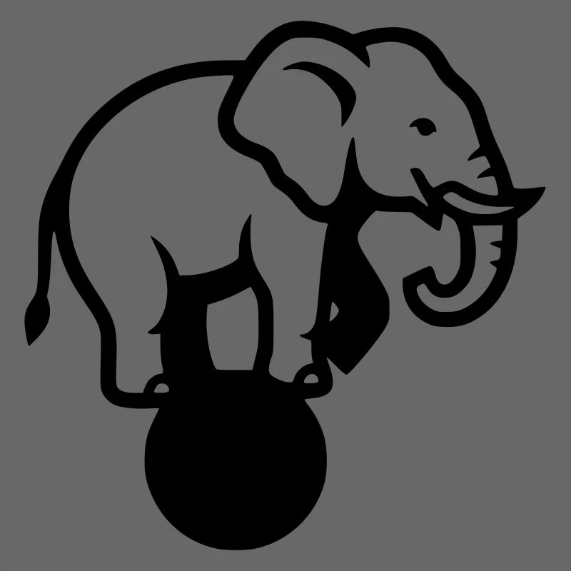 Acrobaties du Cirque Elephant Ball
