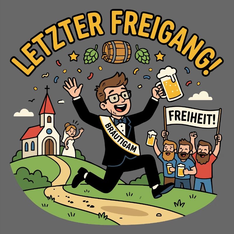 Letzte Ausfahrt JGA Endbaustelle Ehe