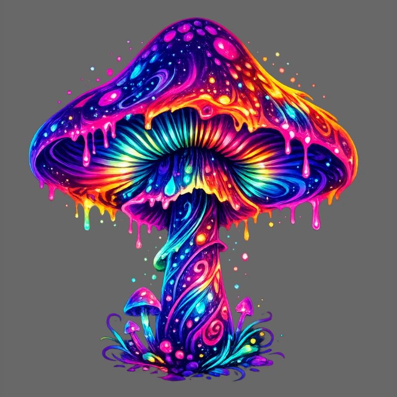 Psychedelischer Regenbogenpilz