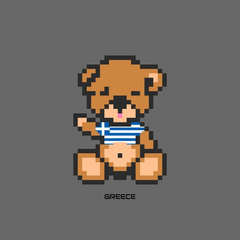 Pixel Bear Greece