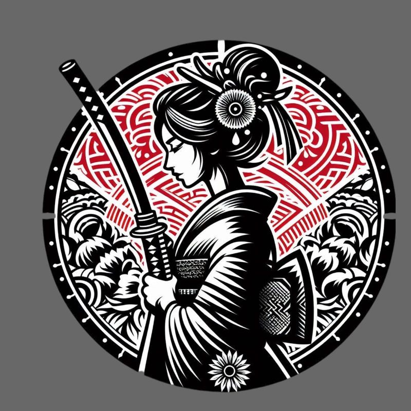 Samurai-Mädchen