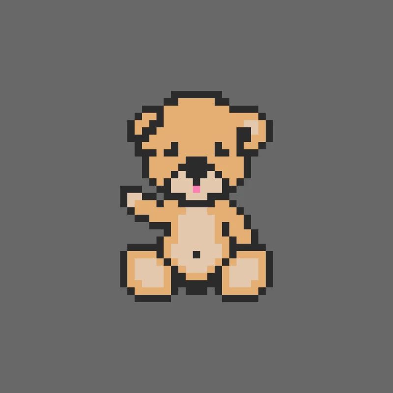 Pixel Bär Licht