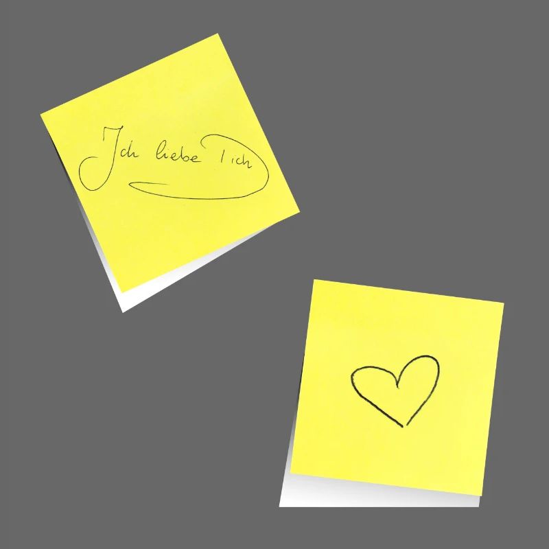 I love you, notepad, sticky note, note