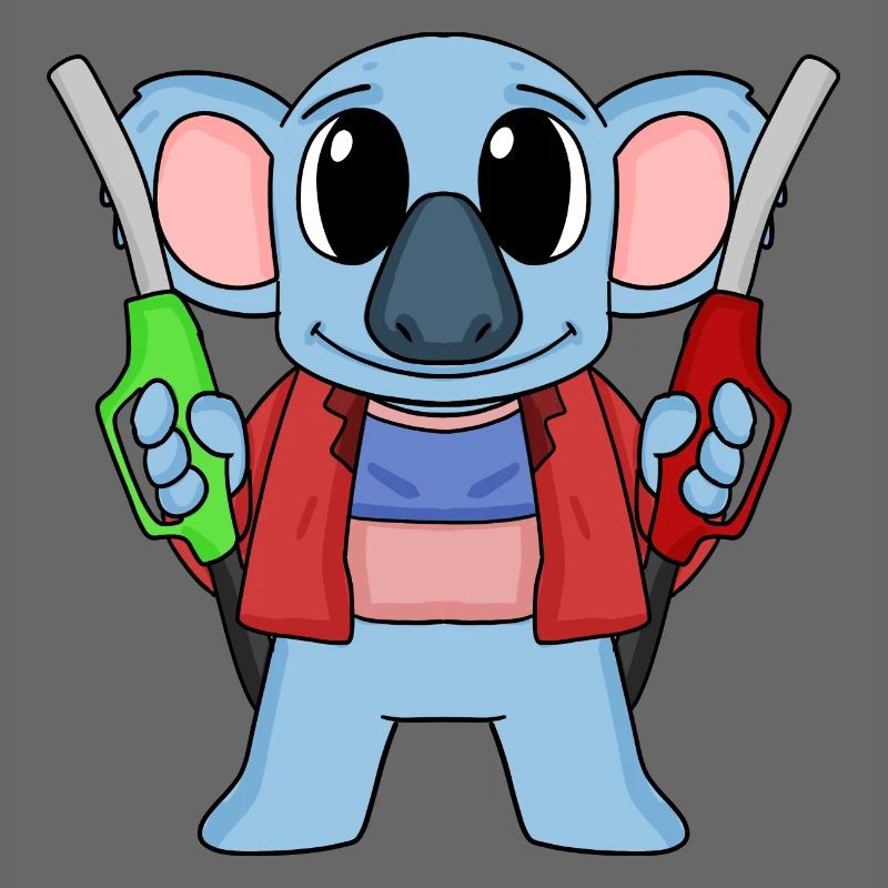 Tankwart Koala Tankstelle