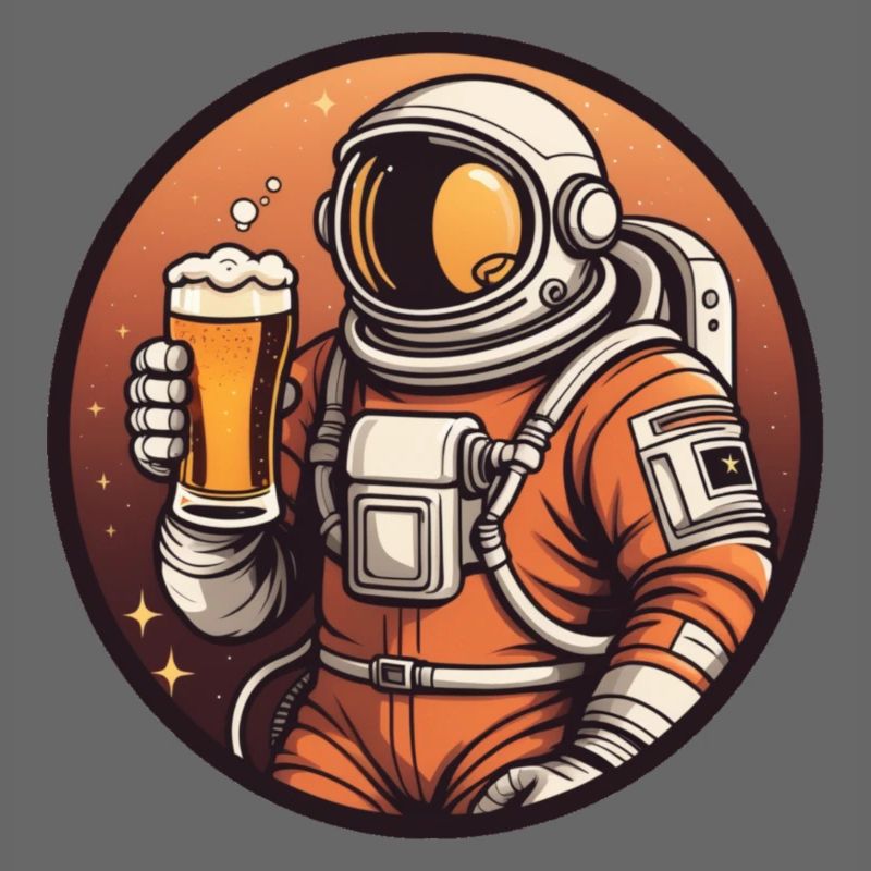 Sternenbier Astronaut