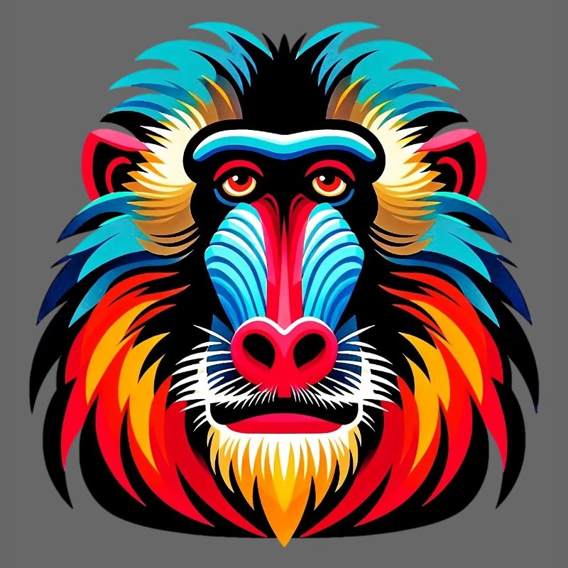 Mandrill-Affe
