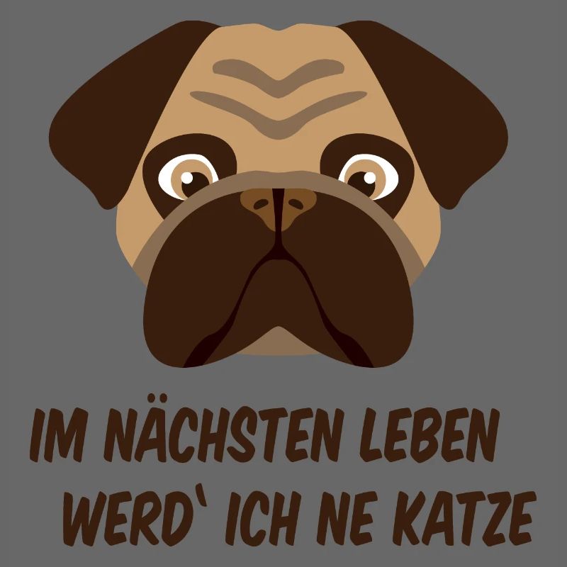 Frustrierter Mops