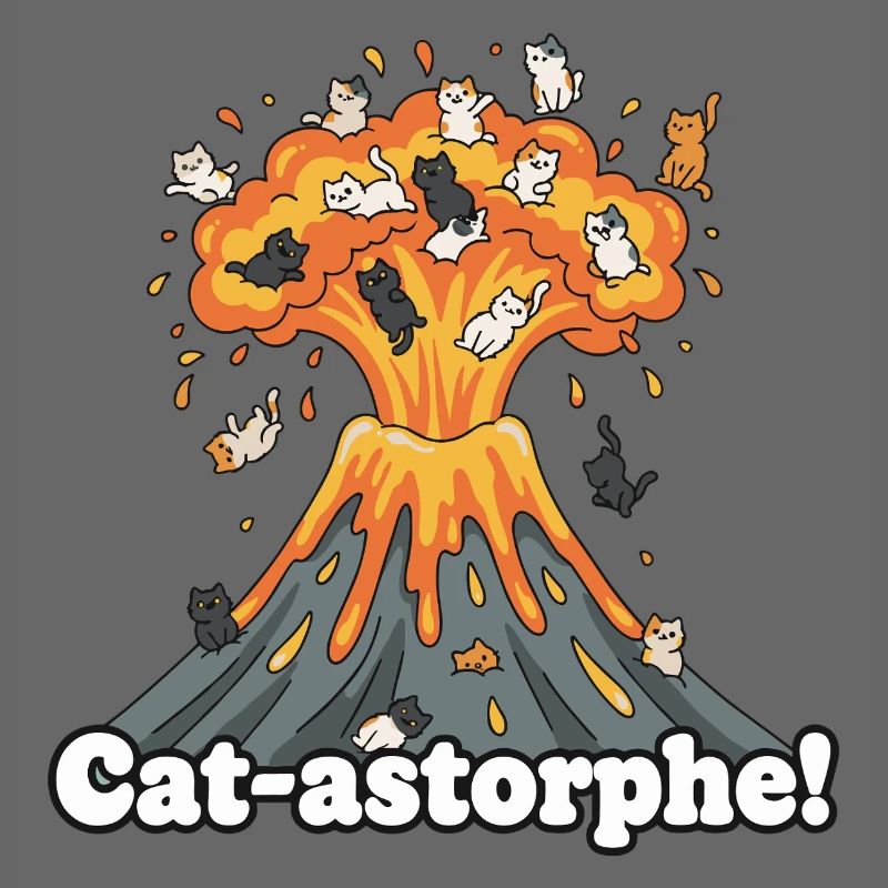 Cat-astrophe volcano