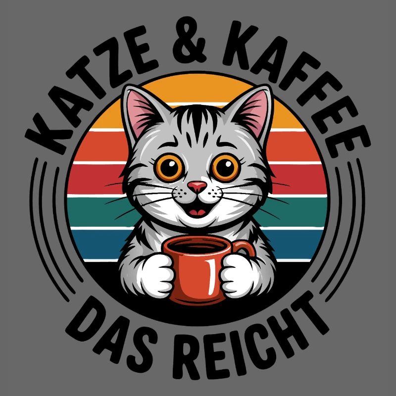 Coffee Hangover Retro Circle