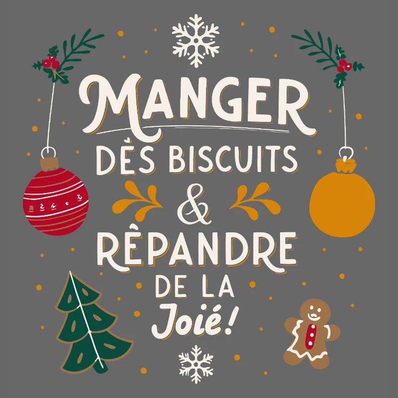 Manger des Biscuits & Répandre Joie Noël