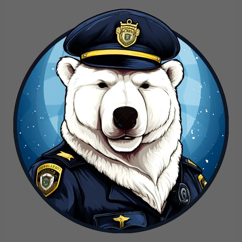 Eisbären Polizei