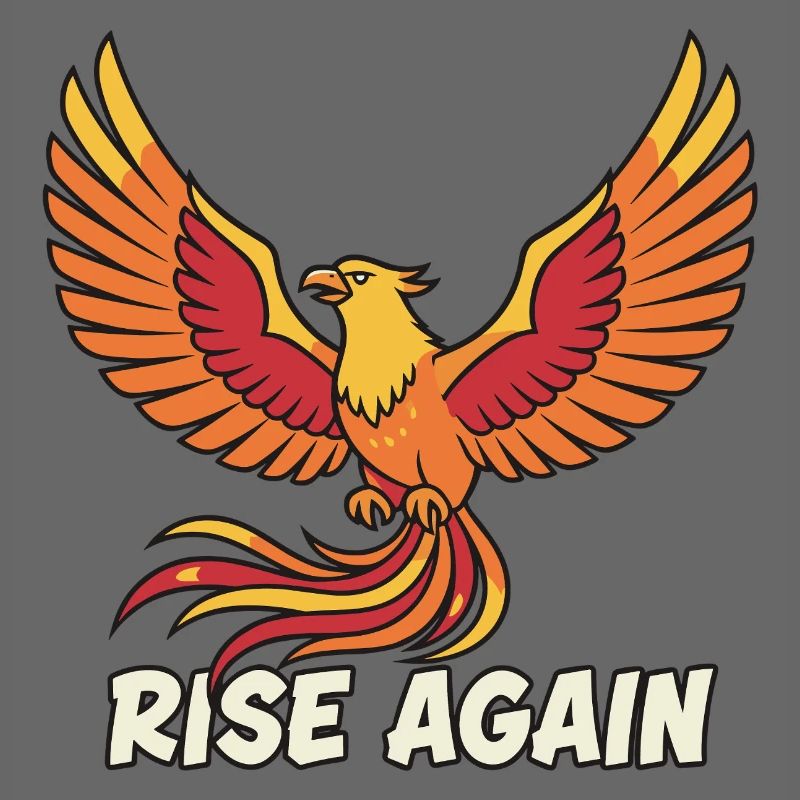 Phoenix Rise Again Motif