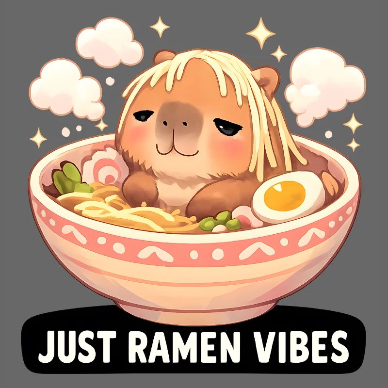Ambiance capybara avec ramen