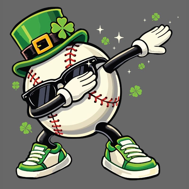 Baseball-Leprechaun St. Patrick's