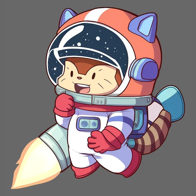 Astronaute chat en combinaison spatiale