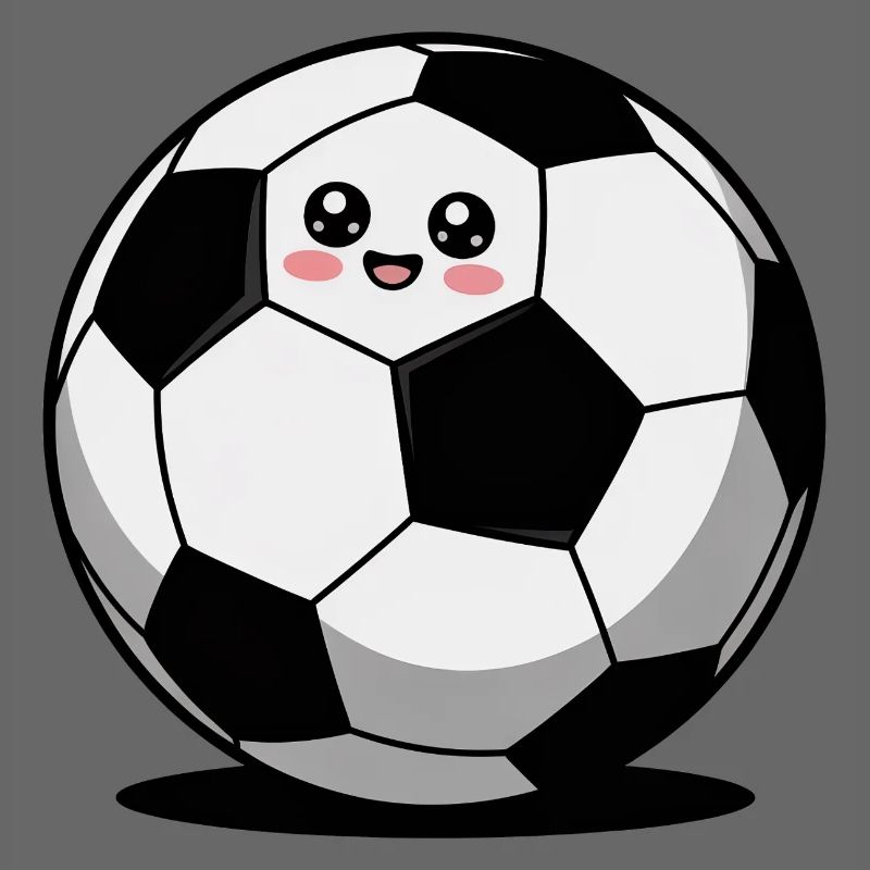 Fußball comic süß
