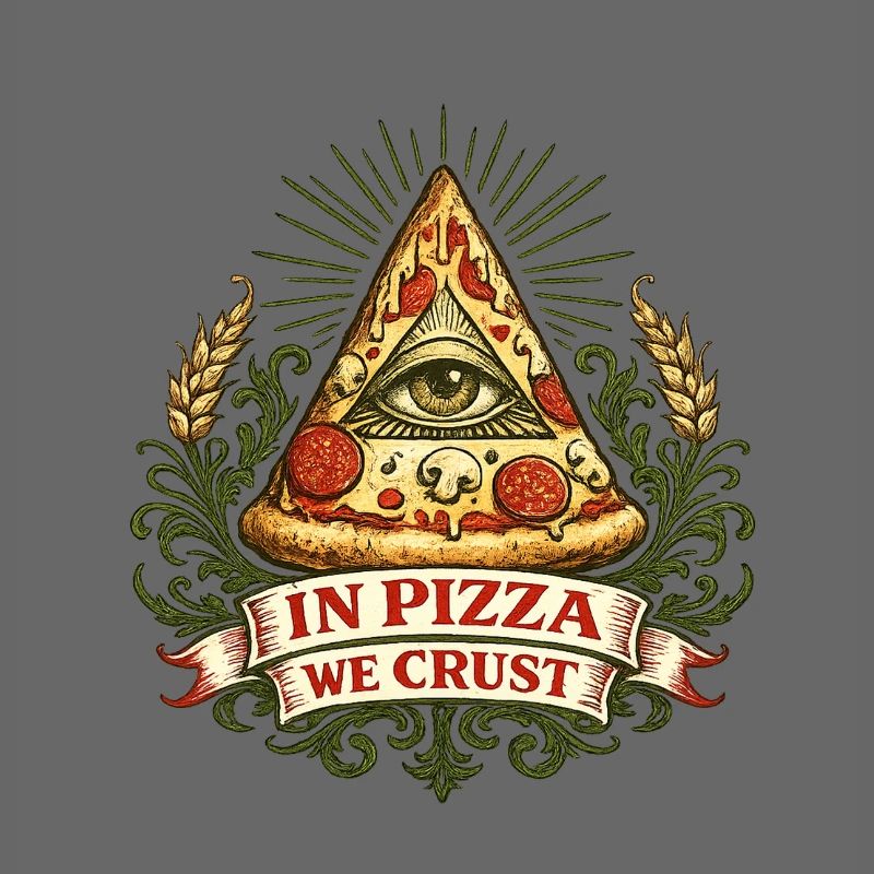 Pizza Pyramid Eye Crust Motto