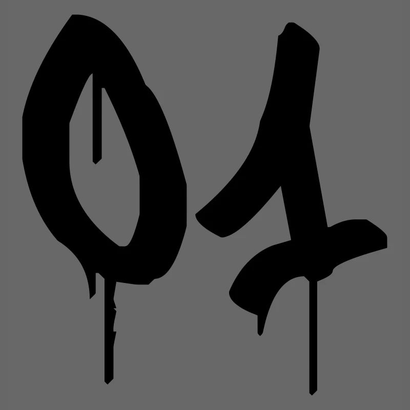 Nummer 01 Urbaner Graffiti-Stil